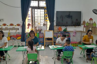 TRƯỜNG MẦM NON VĂN HẢI TỔ CHỨC KIỂM TRA CHẤT LƯỢNG TRẺ CUỐI NĂM THEO KẾ HOẠCH