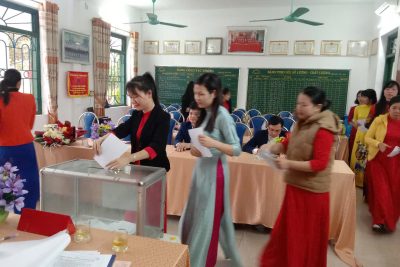 ĐẠI HỘI CHI BỘ TRƯỜNG MẦM NON VĂN HẢI