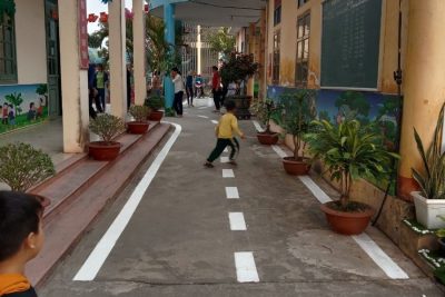 SÂN CHƠI GIAO THÔNG CỦA CÁC CON TRƯỜNG MẦM NON VĂN HẢI